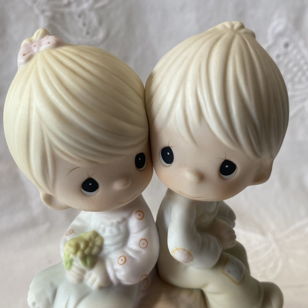 “THOU ART MINE” and “LOVE ONE ANOTHER” 
✨Jonathan and David Figurines by ENESCO - Picture 10 of 15